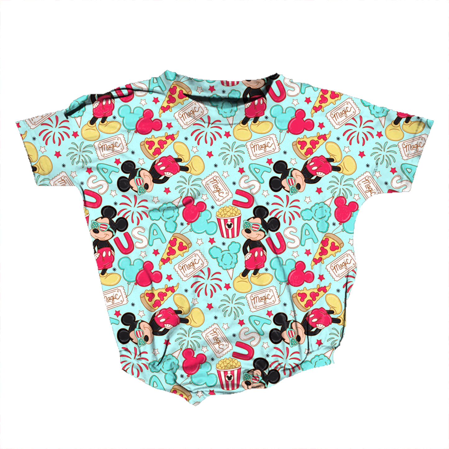 USA Mouse Party Romper *RTS*