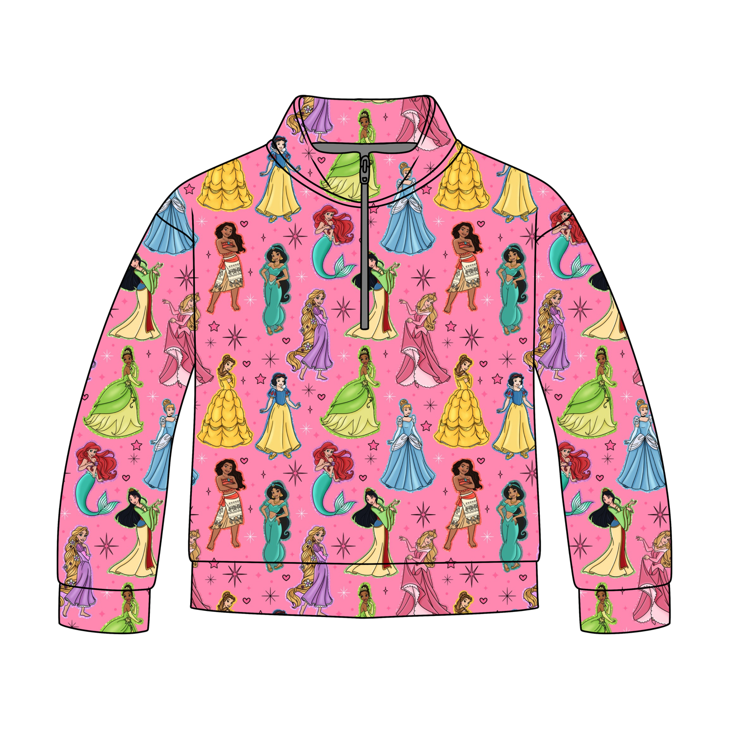 Literally Just a Princess Quarter Zip-Up *RTS*