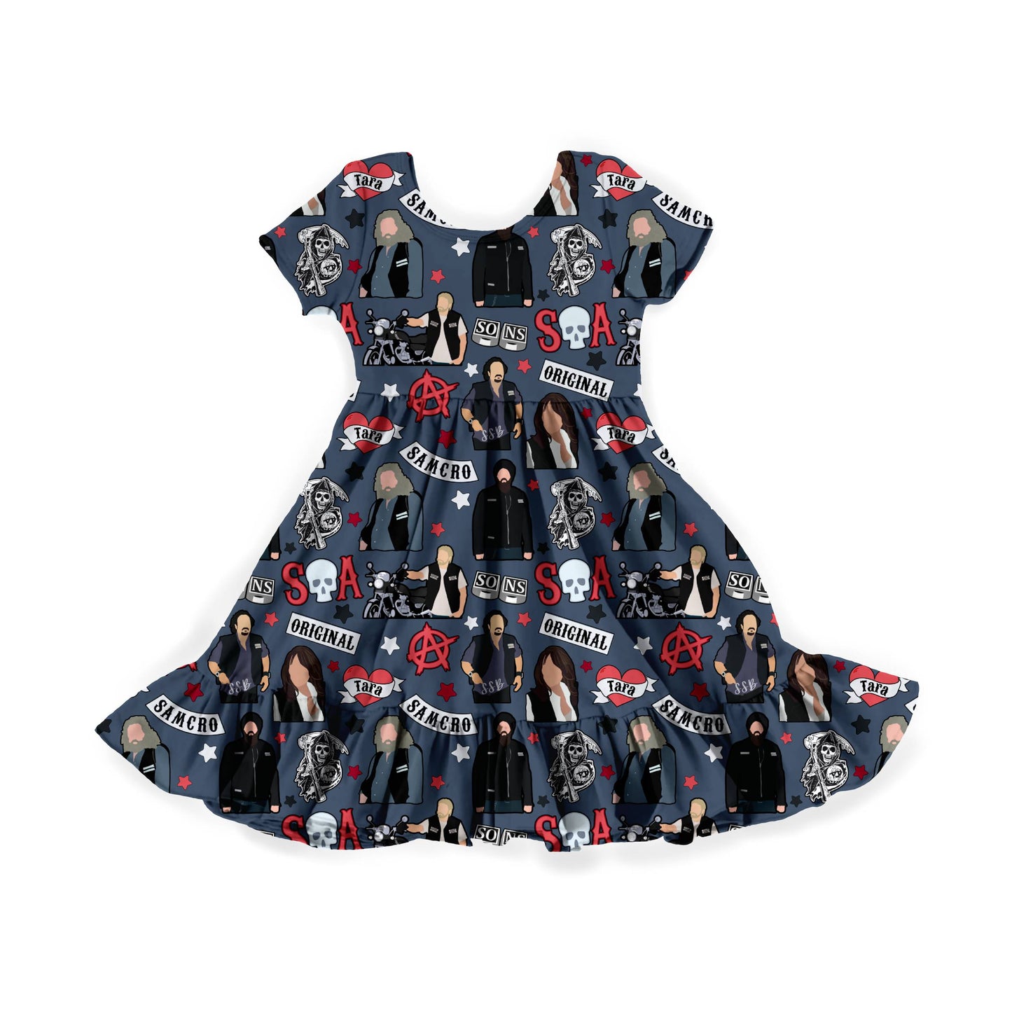 Born to Ride Youth Twirl Dress *RTS*