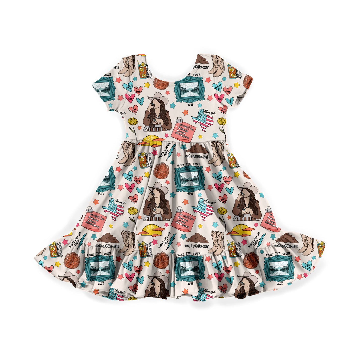 Choosin Texas Youth Twirl Dress *RTS*