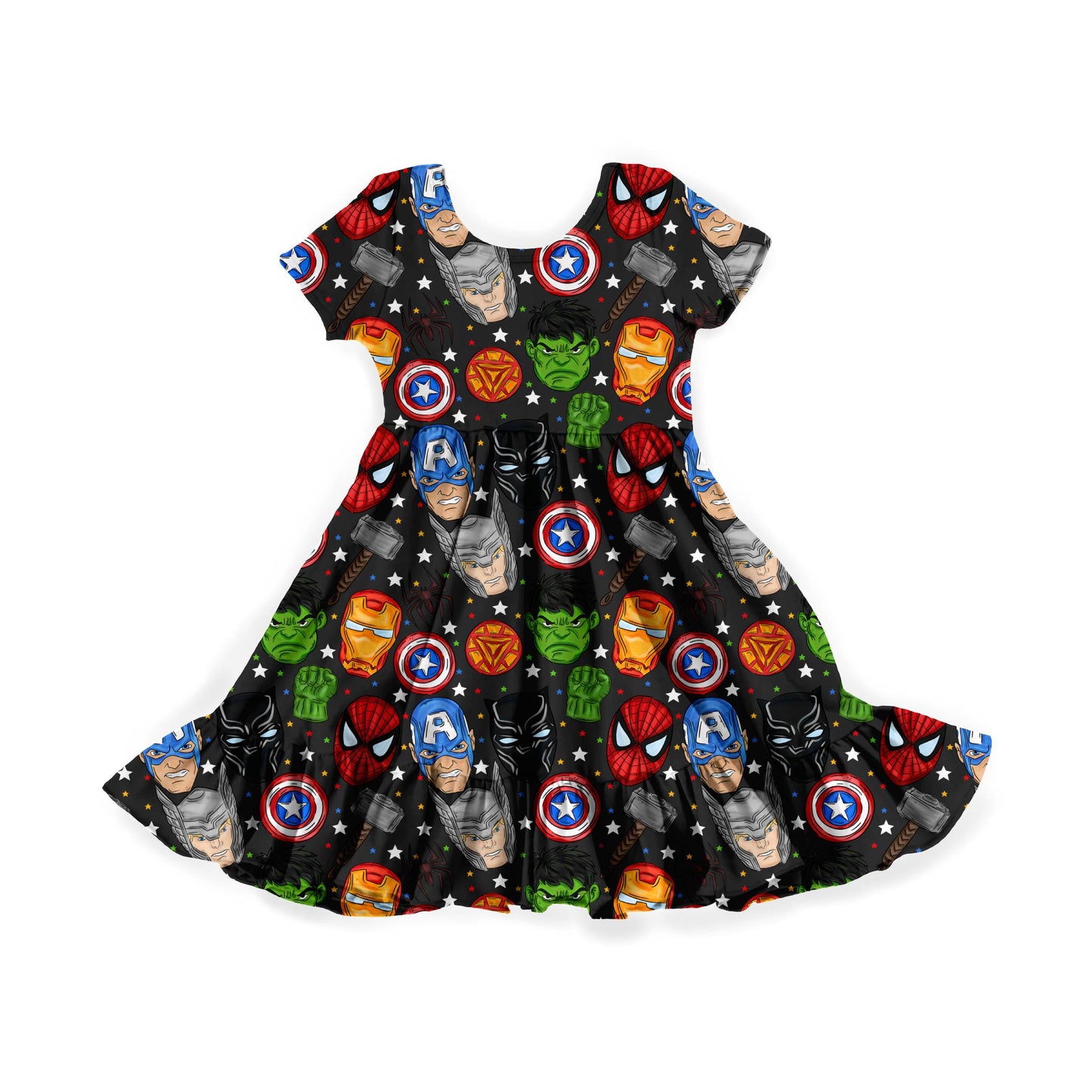 Mighty Legends League Youth Twirl Dress *RTS*