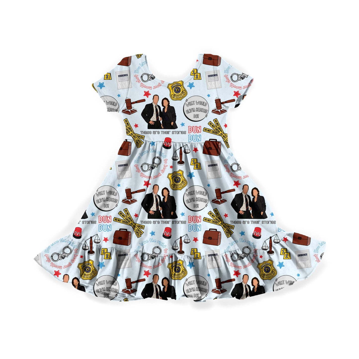 Justice Served Youth Twirl Dress *RTS*