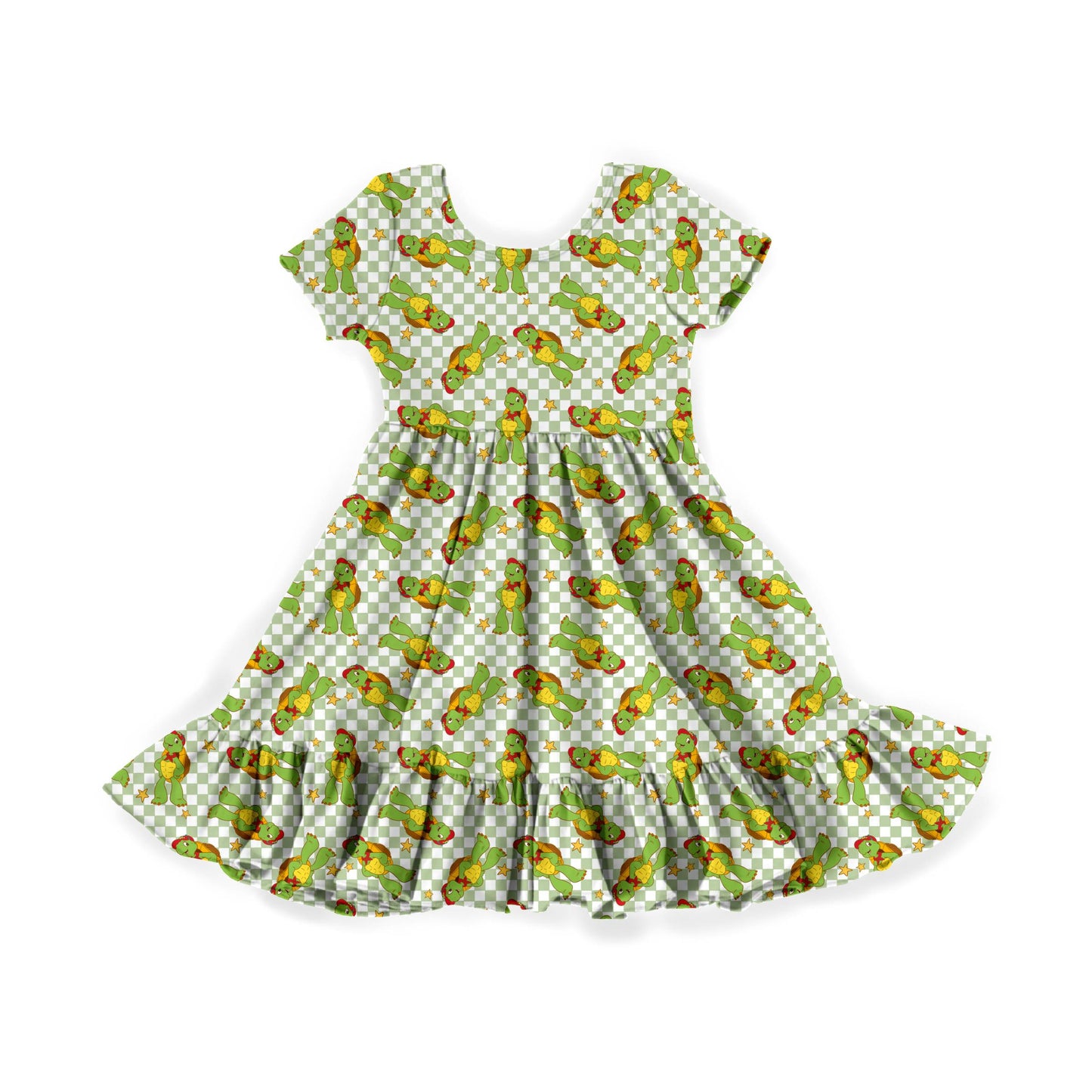 Little Green Adventures Youth Twirl Dress *RTS*