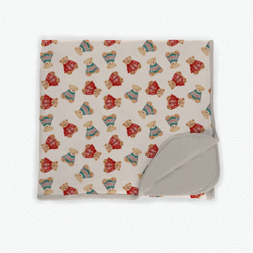Teddy Tidings Bamboo Blanket **PreOrder**