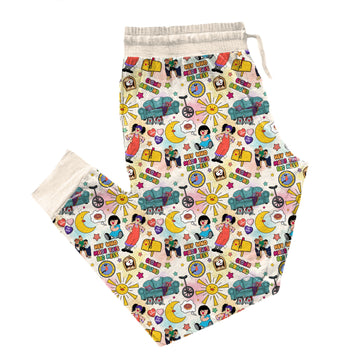 Tick Tock & Tidy Up Adult Joggers **PreOrder**