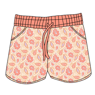 Paisley Pastels Women's Shorts **PreOrder**