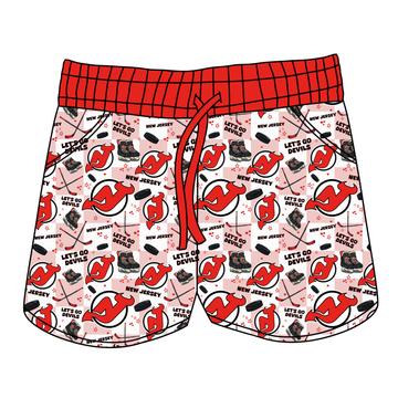 New Jersey Hockey Women's Shorts **PreOrder**