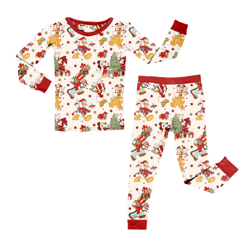 Merry Mousemas Youth Pant Set **PreOrder**