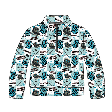 Seattle Hockey Quarter Zip-Up **PreOrder**