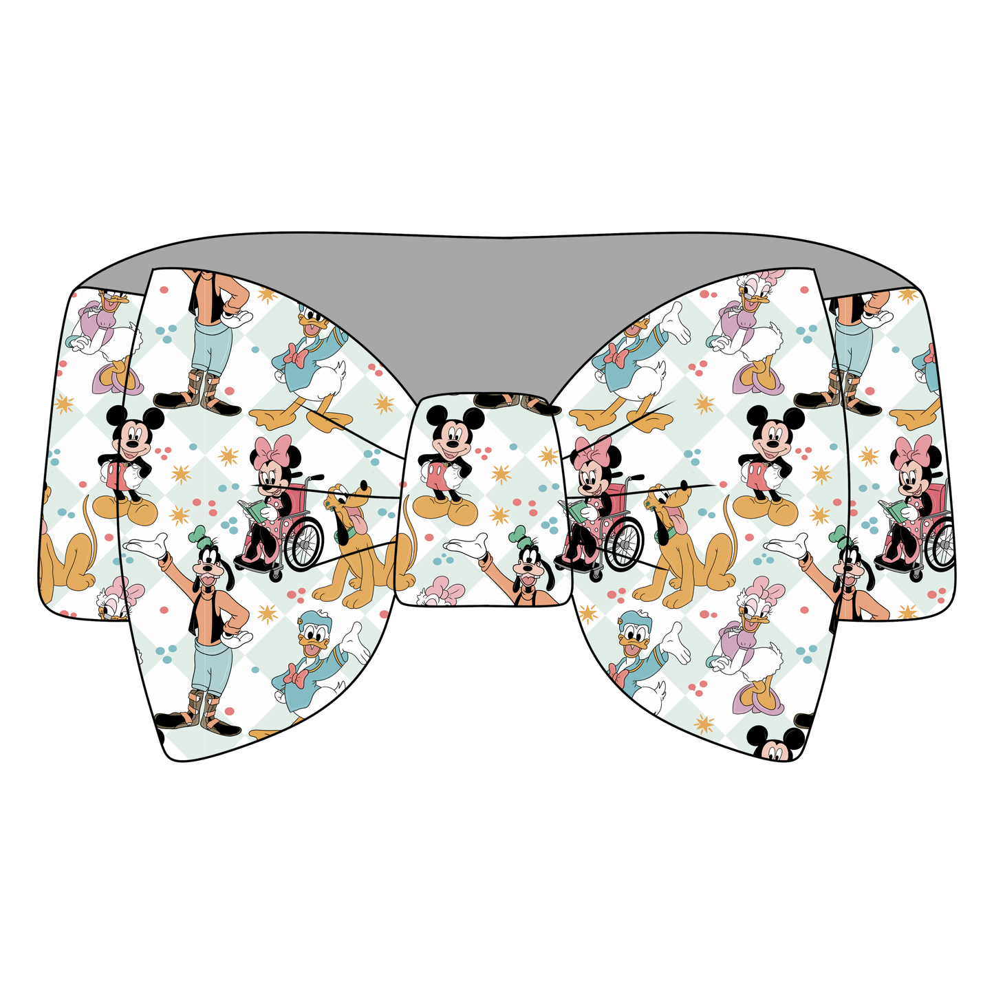 Magical Medical Friends Bamboo Bow Headband *RTS*