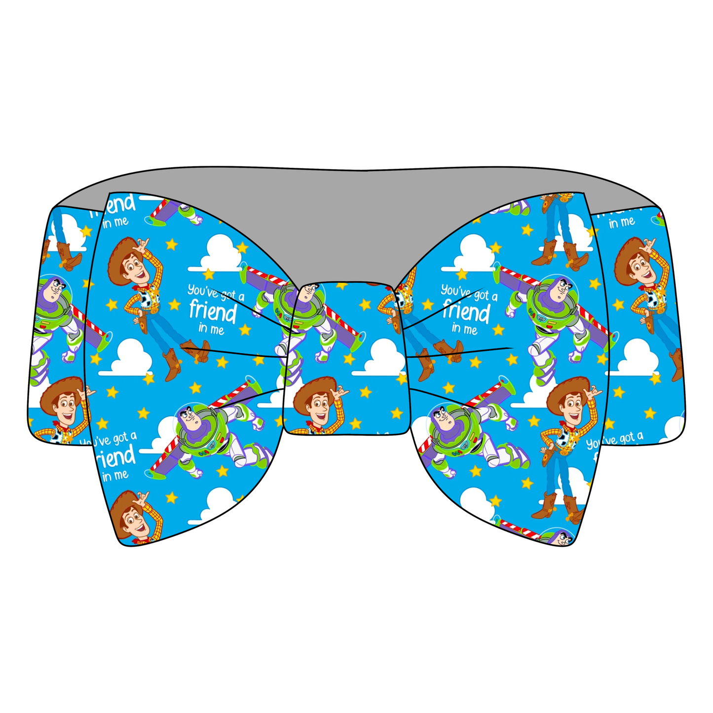 Sheriff and Space Ranger Bamboo Bow Headband **PreOrder**