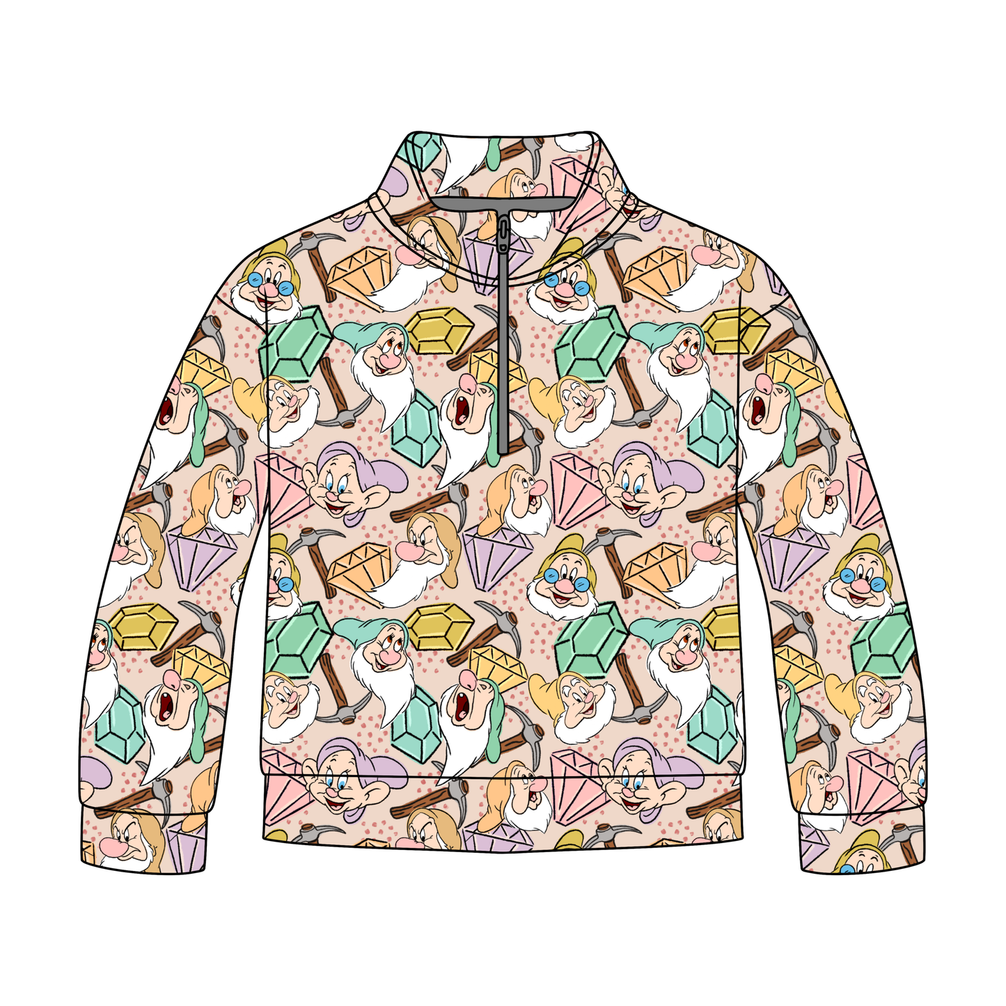 Mine Crew Cuties Quarter Zip-Up *RTS*