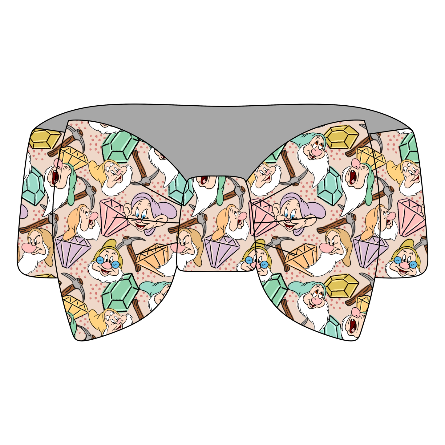 Mine Crew Cuties Bamboo Bow Headband *RTS*