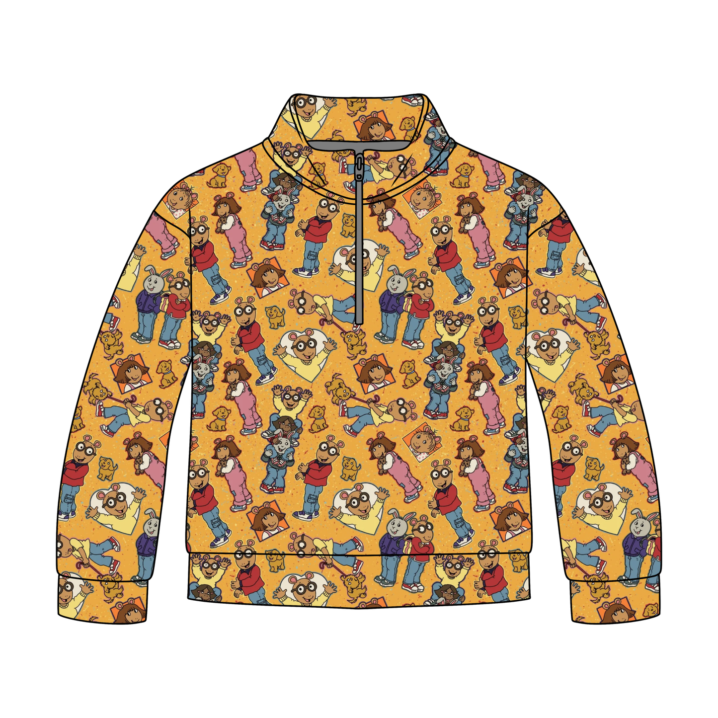 Whimsical Woodland Quarter Zip-Up **PreOrder**