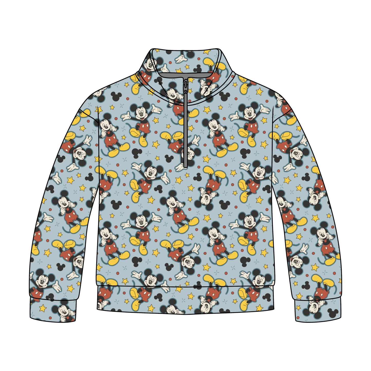 Main Street Mouse Quarter Zip-Up **PreOrder**