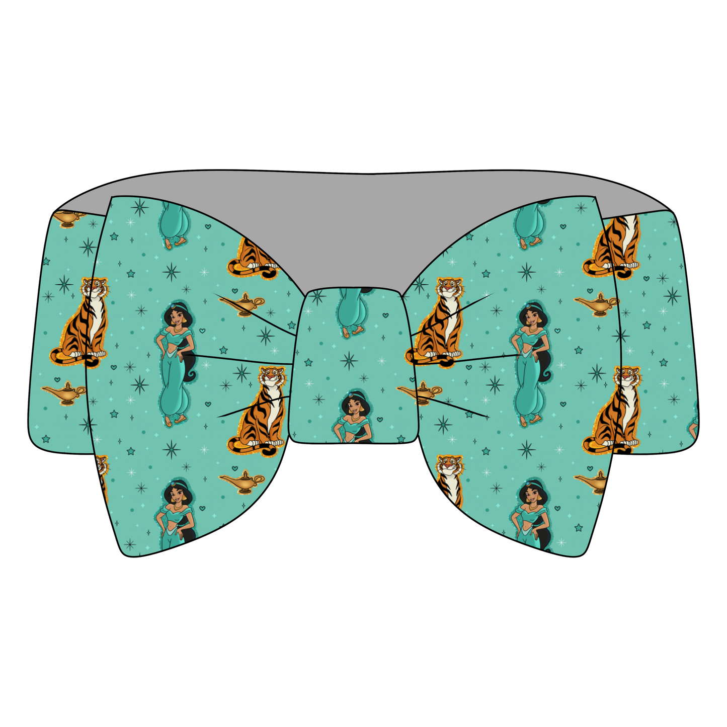 Magic Carpet Ride Bamboo Bow Headband *RTS*