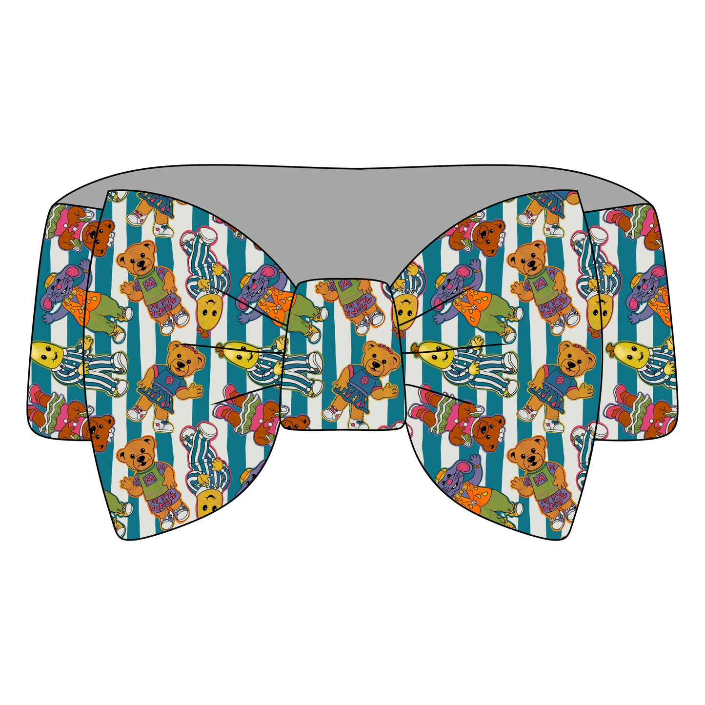 Bananas Gone Bananas Bamboo Bow Headband **PreOrder**