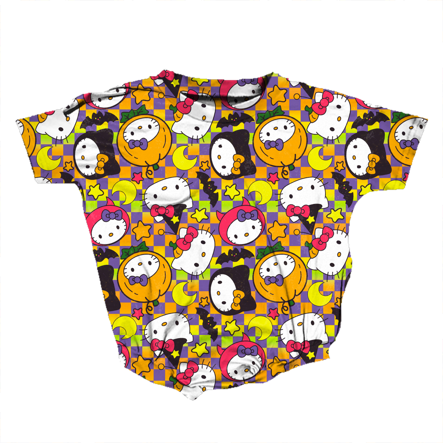 Kitty's Pumpkin Patch Romper **Preorder**