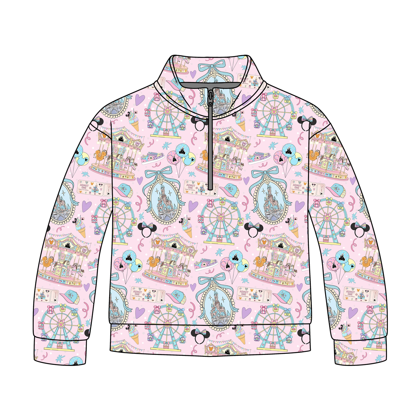 Enchanted Escape Quarter Zip-Up **PreOrder**