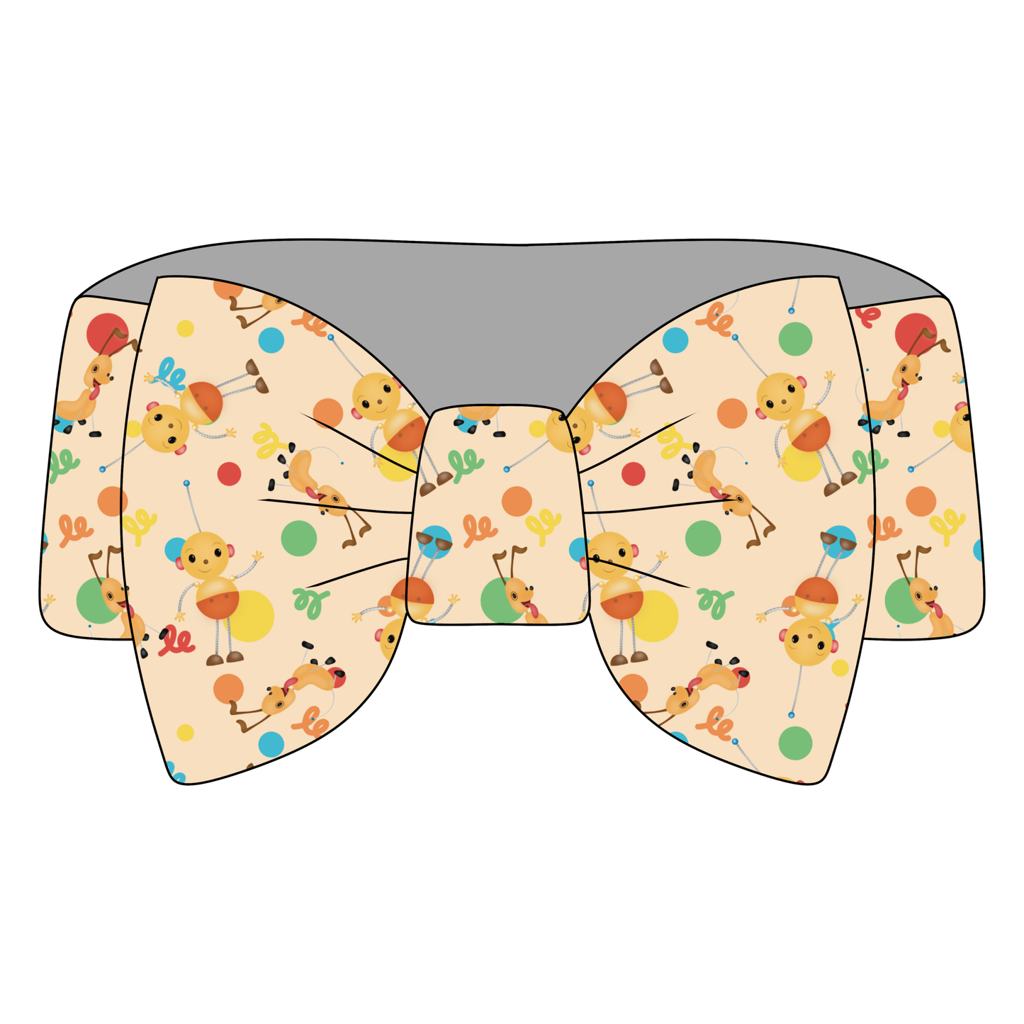 Tiny Planet Playtime Bamboo Bow Headband *RTS*