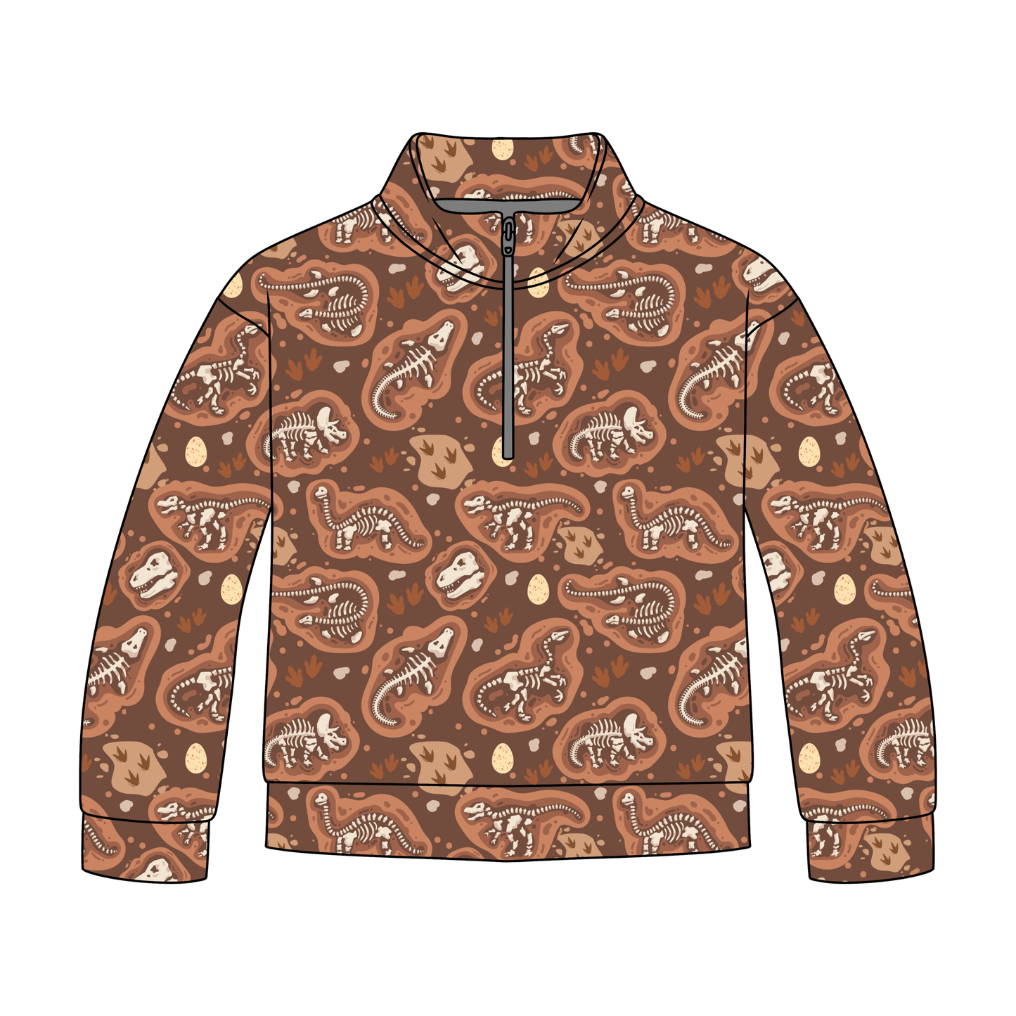 Ancient Bones Quarter Zip-Up **PreOrder**