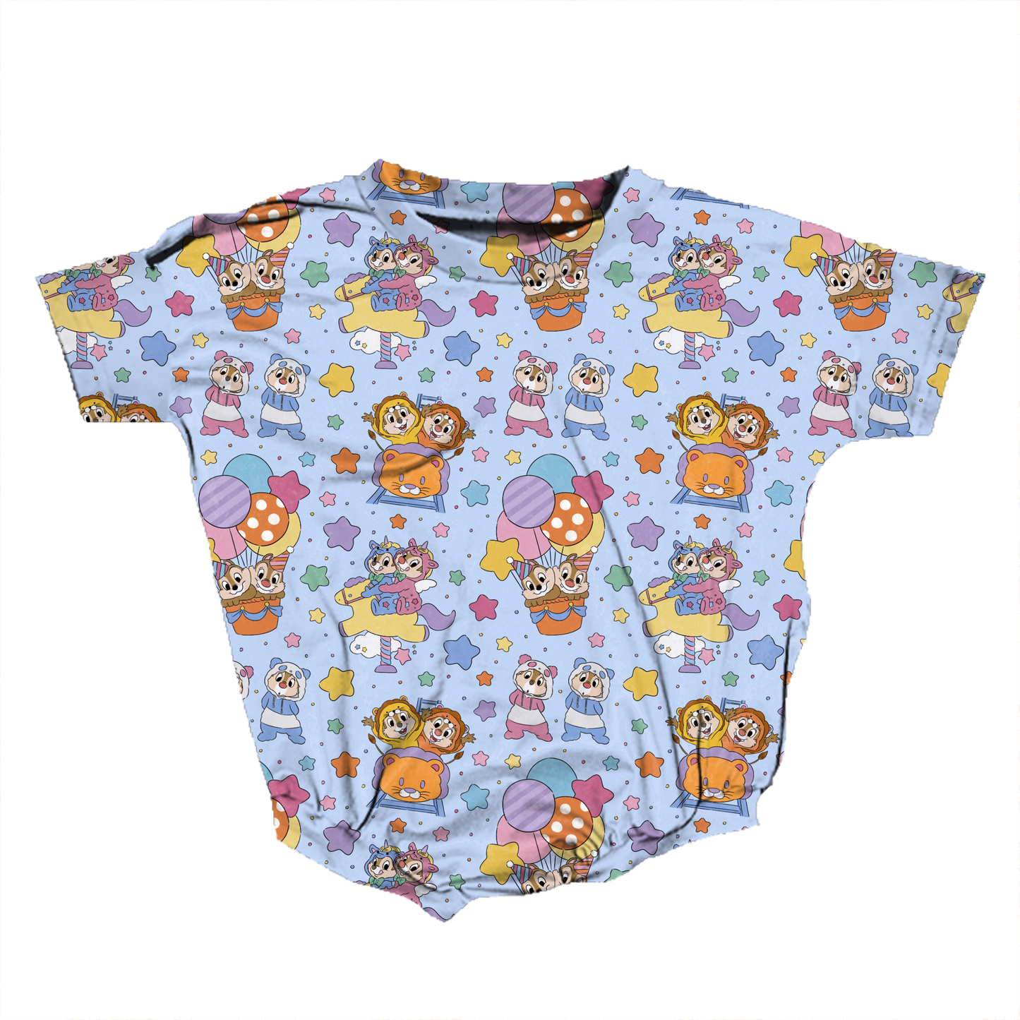 Cozy Critter Crew Medically Adaptable Romper *RTS*