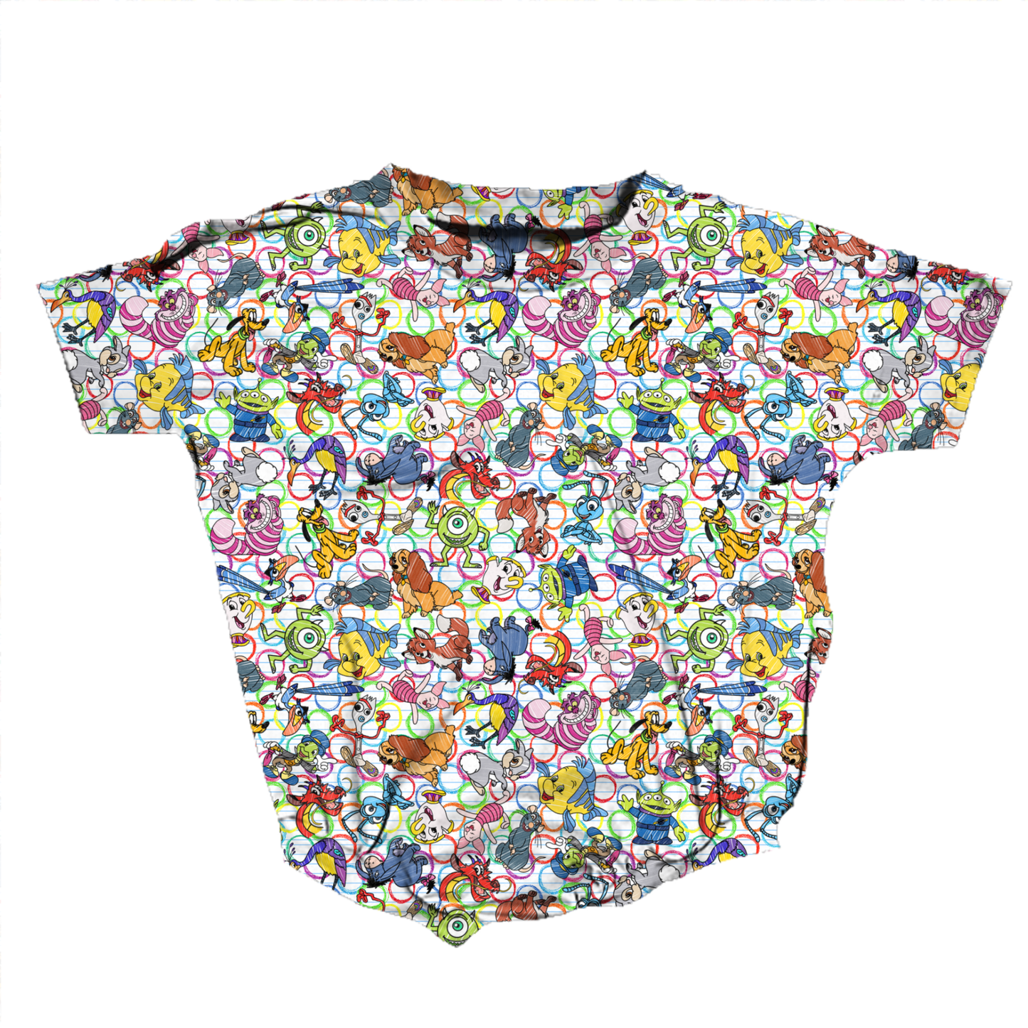 Colorful Crazies Medically Adaptable Romper *RTS*
