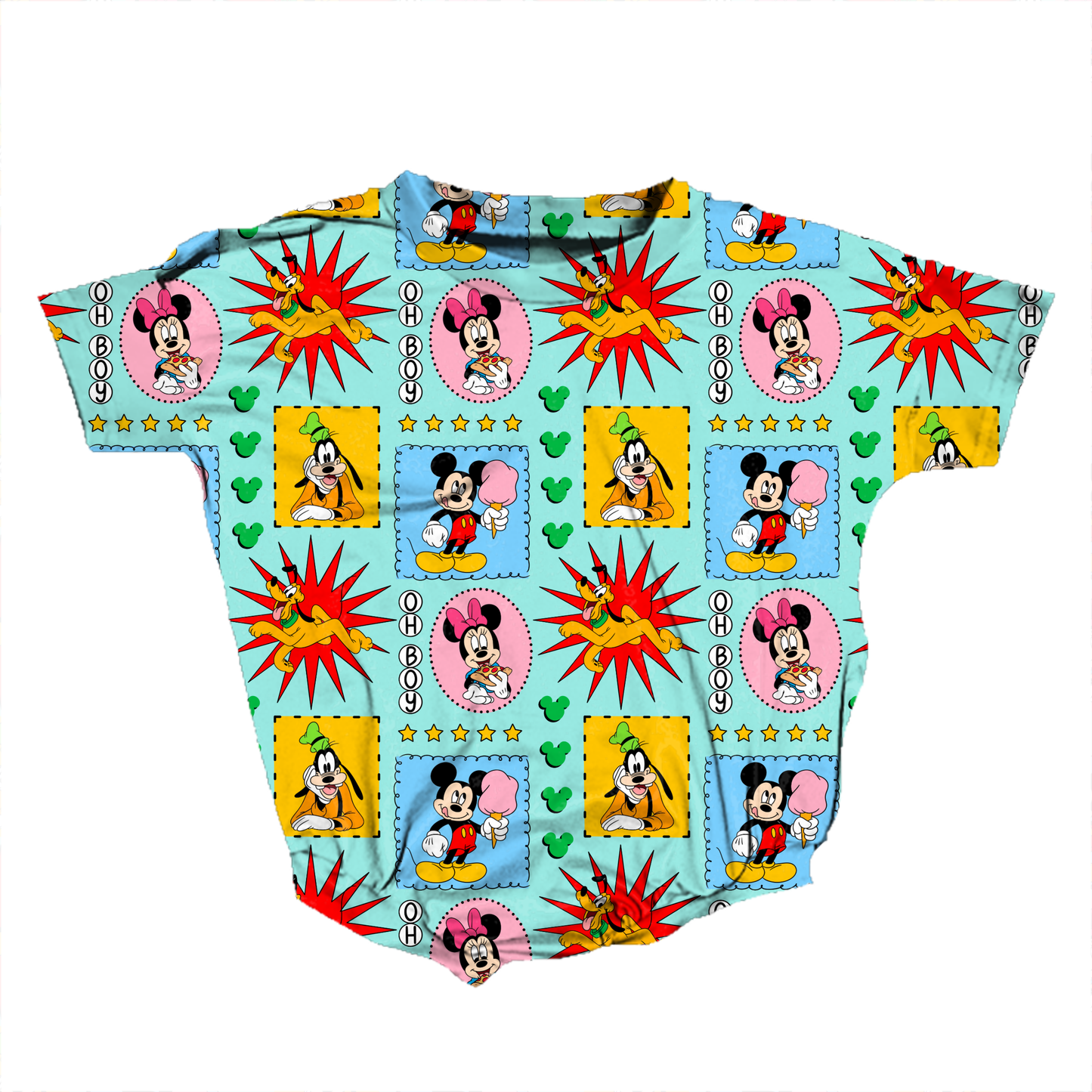 Retro Toon Crew Romper *RTS*