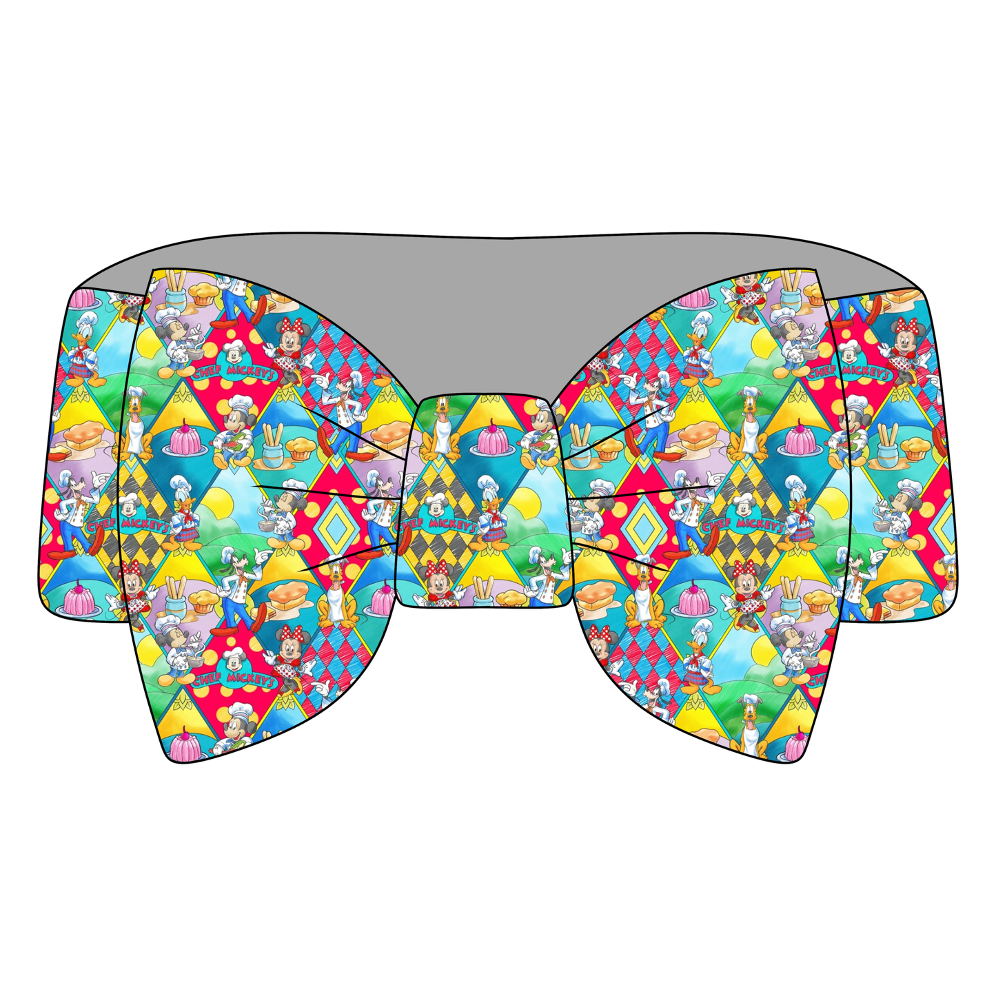 Dining with the Pals Bamboo Bow Headband **PreOrder**