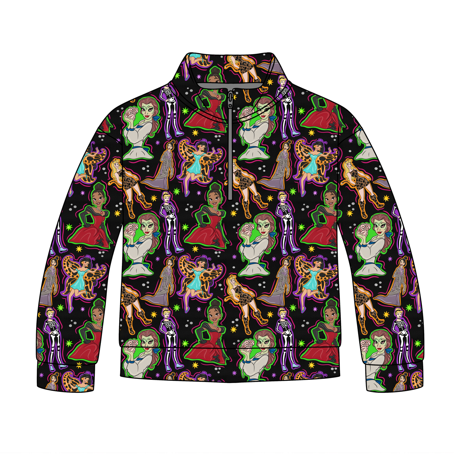 Princesses After Dark Quarter Zip-Up **PreOrder**