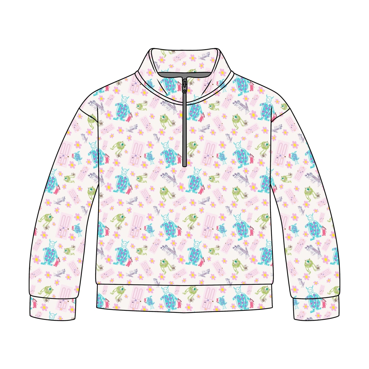 Boo Crew Cuties Quarter Zip-Up *RTS*