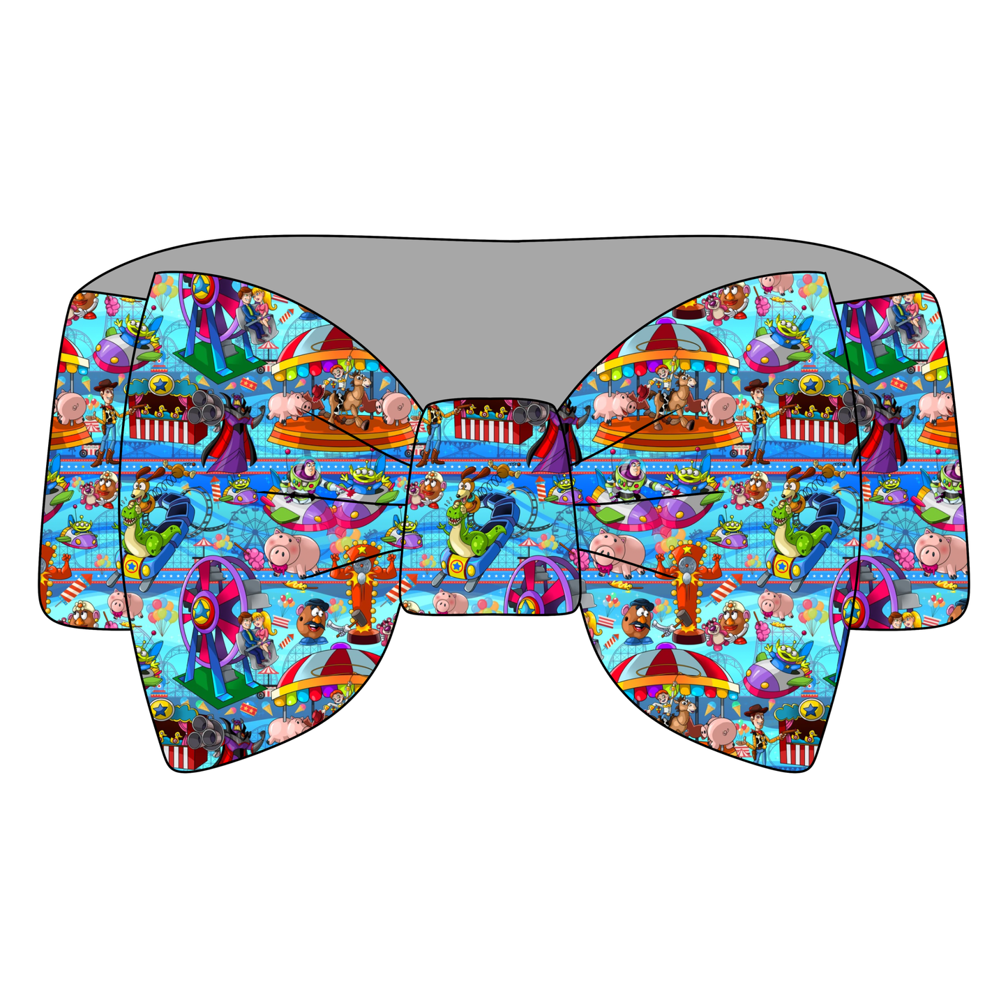 Toy Box Carnival Bamboo Bow Headband **PreOrder**