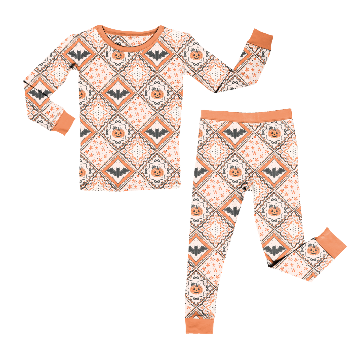 Pumpkin Patchwork Youth Pant Set **PreOrder**