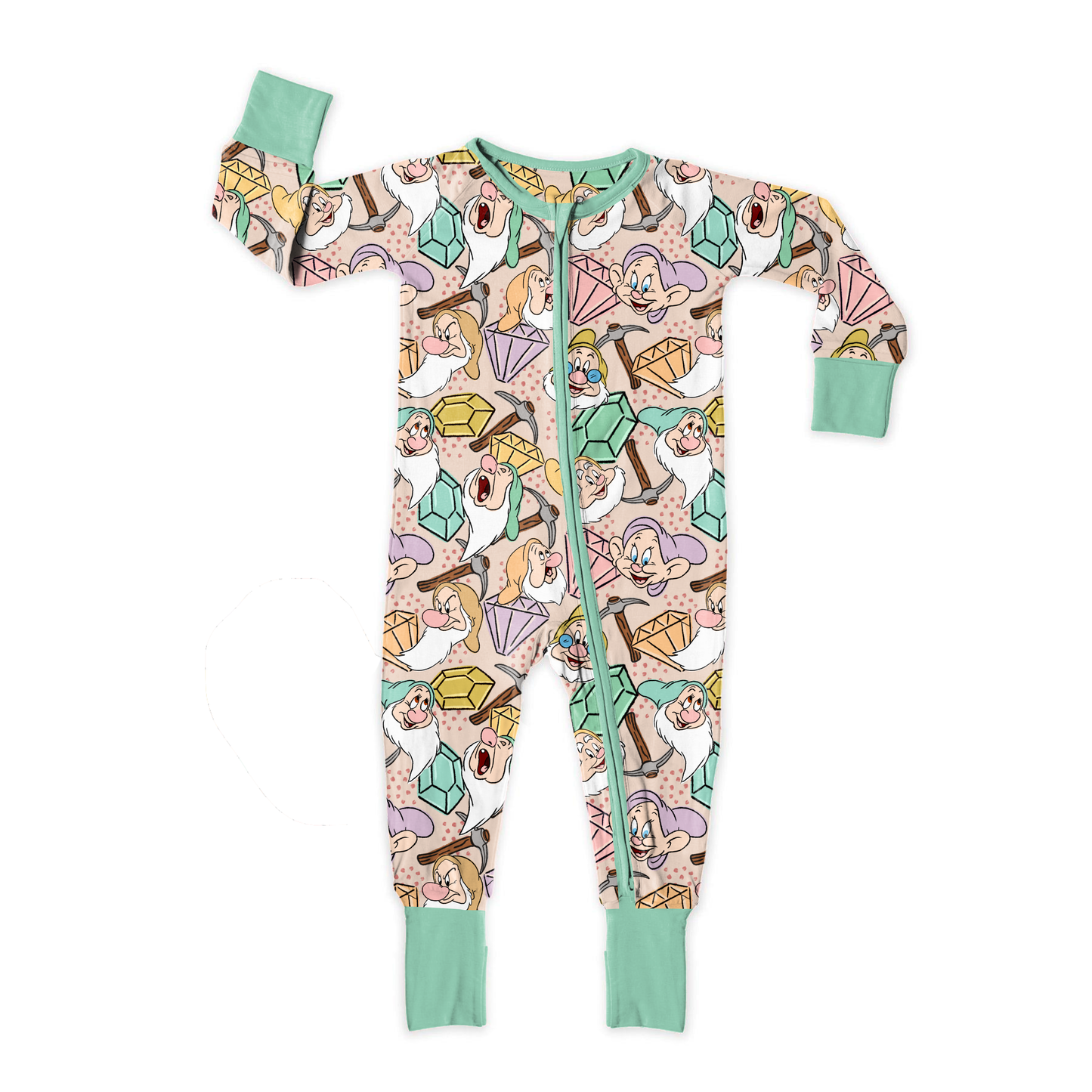 Mine Crew Cuties Medically Adaptable Zipper Sleeper *RTS*