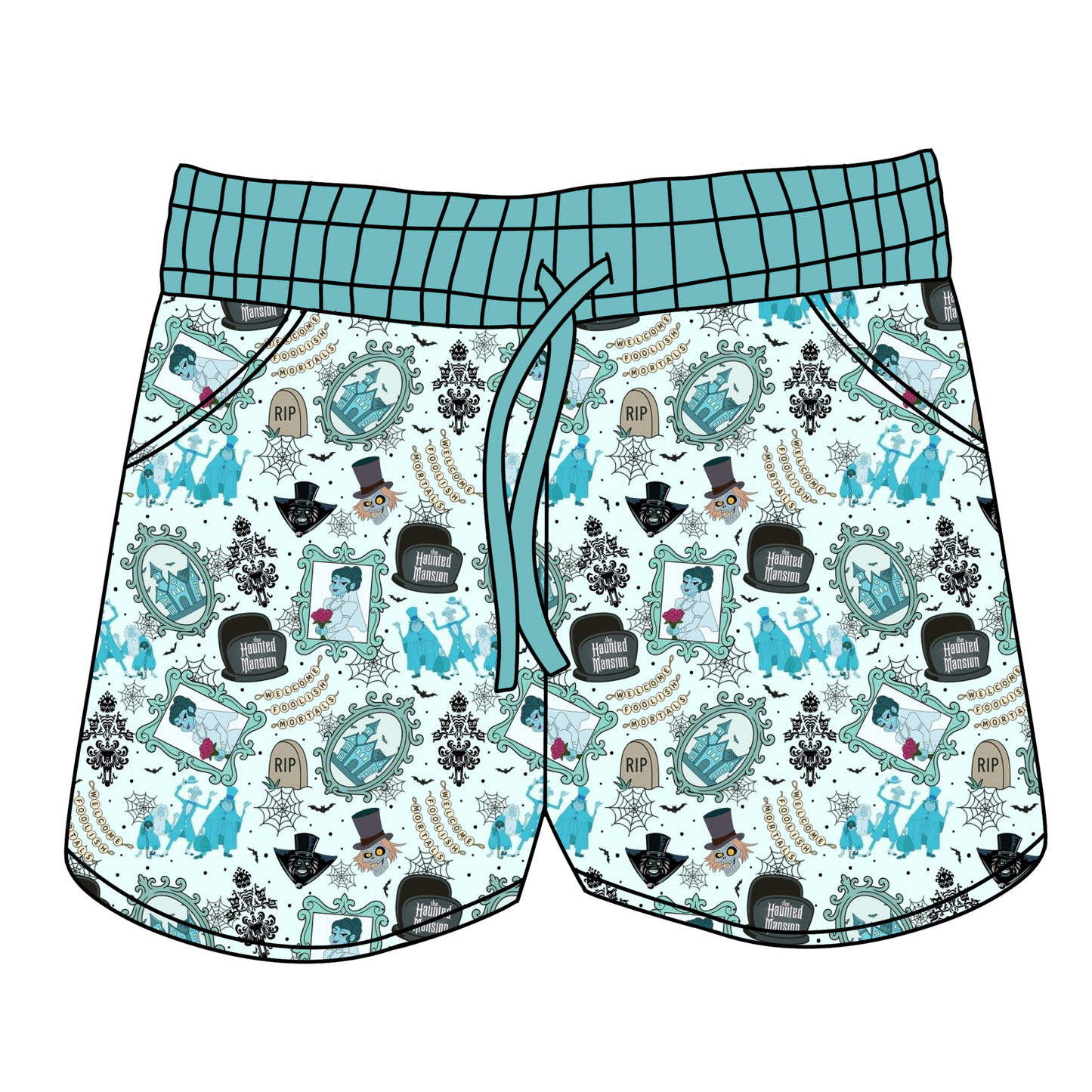 Spooky Mansion Women's Shorts **PreOrder**