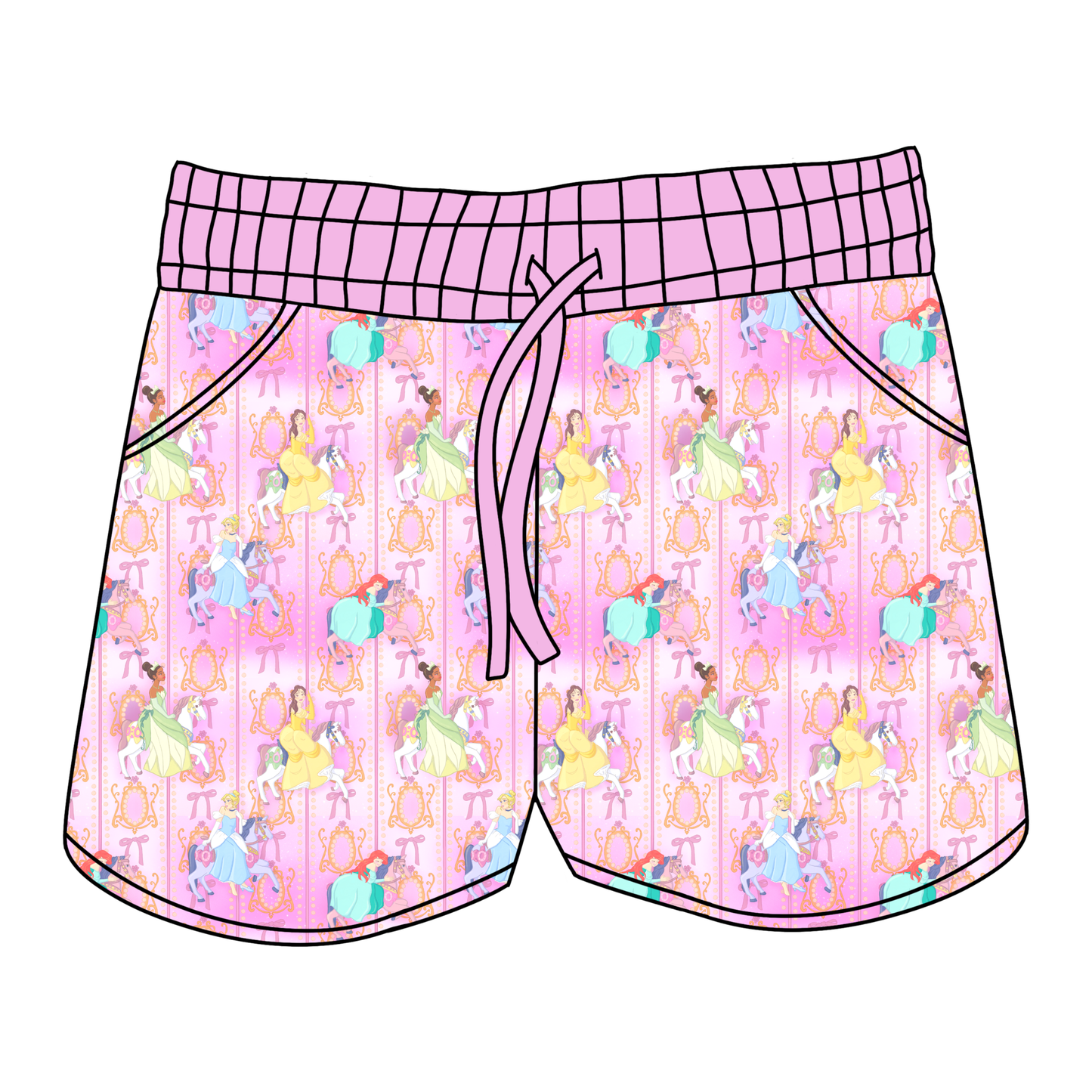 Princess Promenade Women's Shorts **PreOrder**