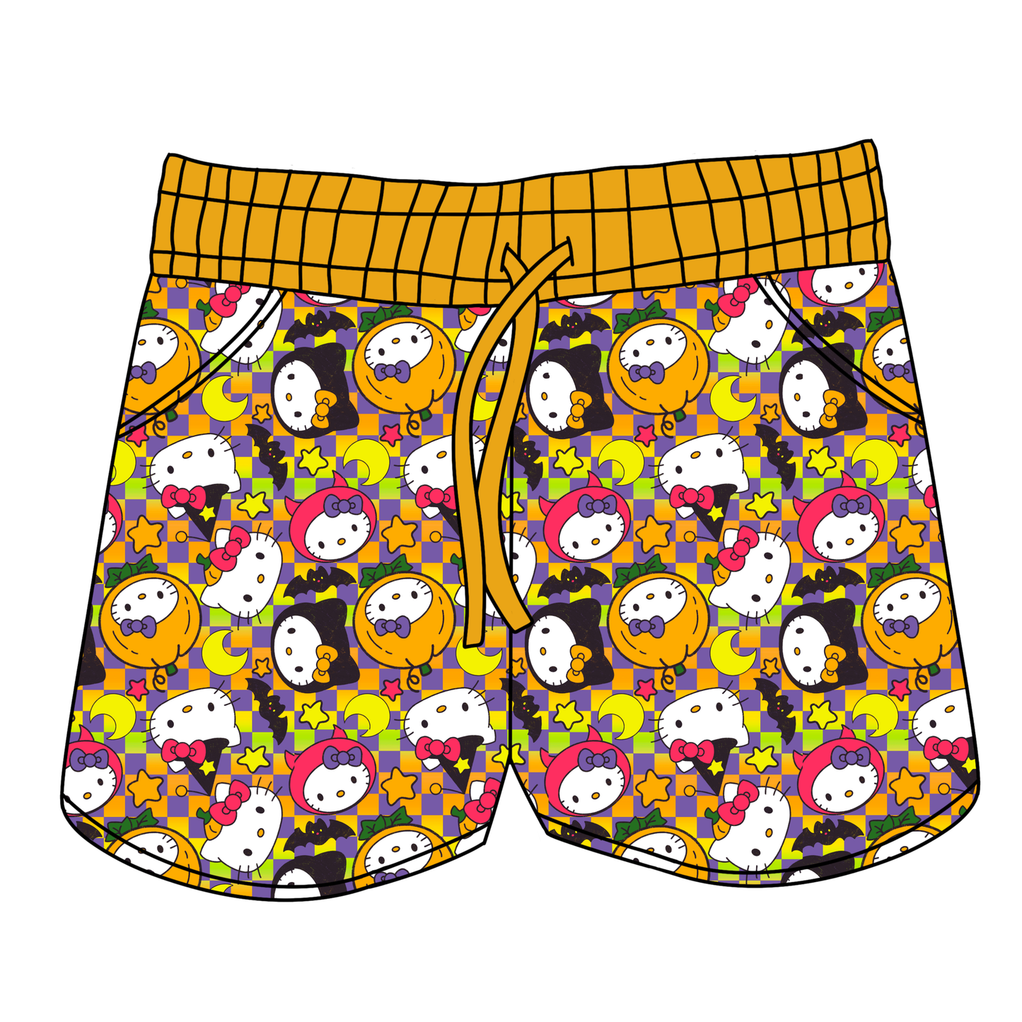 Kitty's Pumpkin Patch Women's Shorts **PreOrder**
