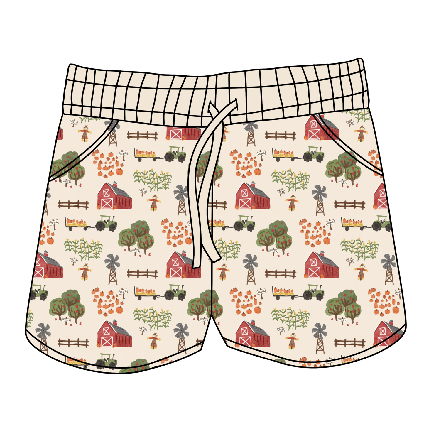 Autumn on the Farm Women's Shorts **PreOrder**