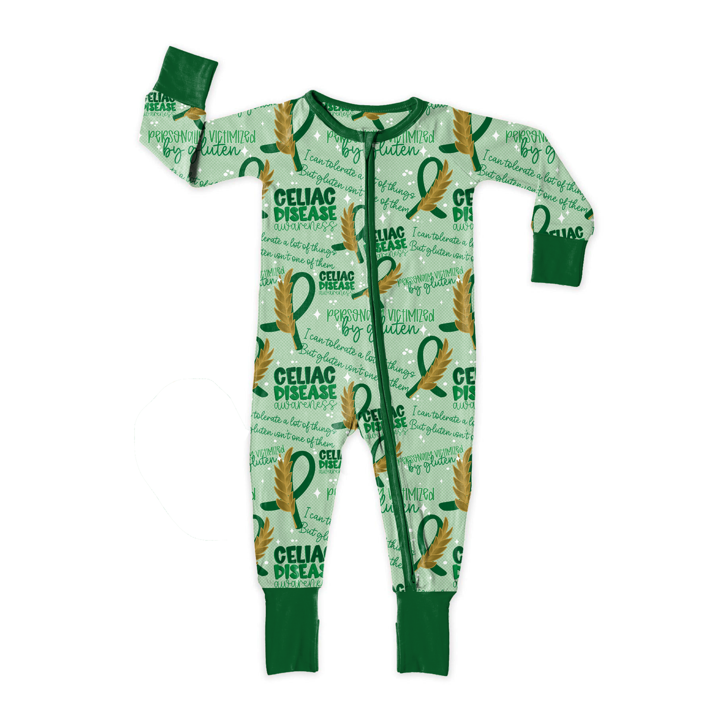 Celiac Disease Awareness Zipper Sleeper *RTS*
