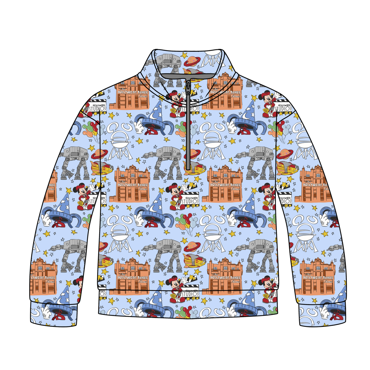 Hollywood Magic Adult Quarter Zip-Up **PreOrder**