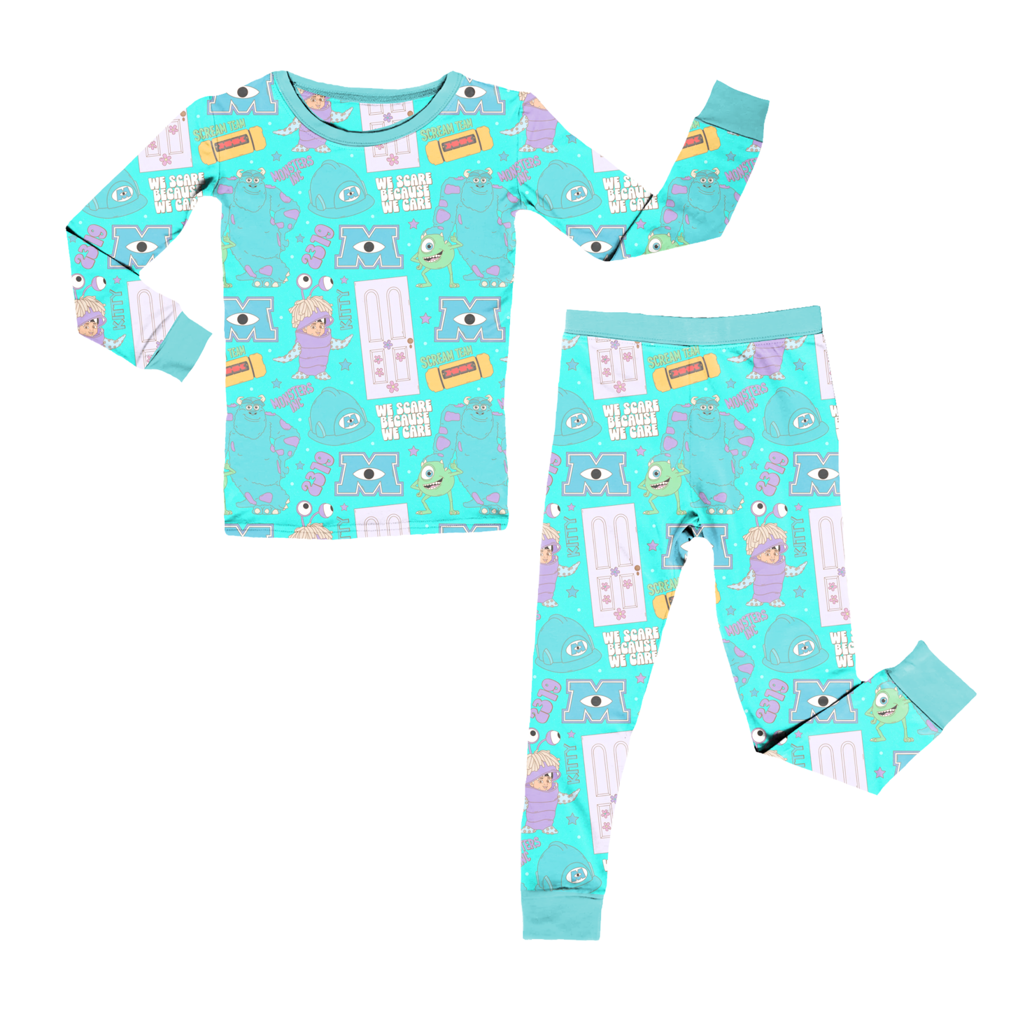 We Scare Because We Care Youth Pant Set *RTS*