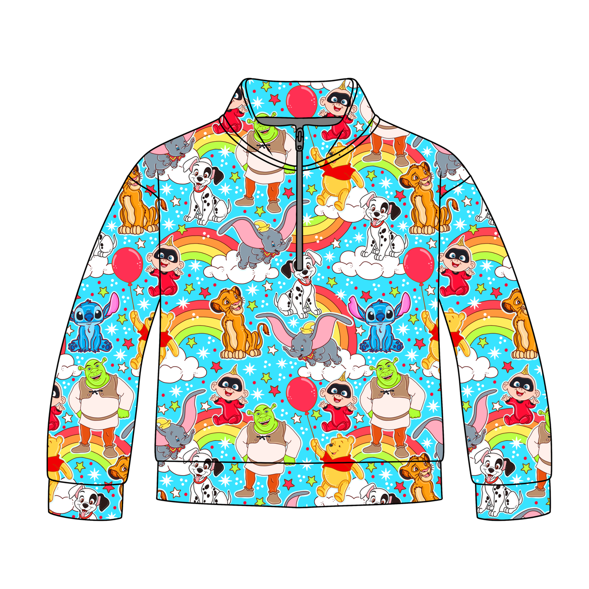 Magical Mashup Adult Quarter Zip-Up **PreOrder**