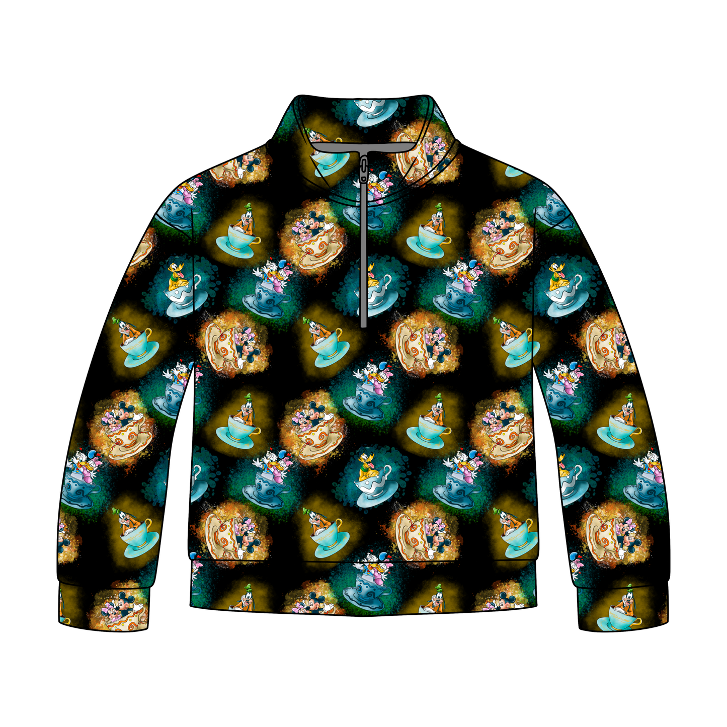 Tea Party Takeover Adult Quarter Zip-Up **PreOrder**
