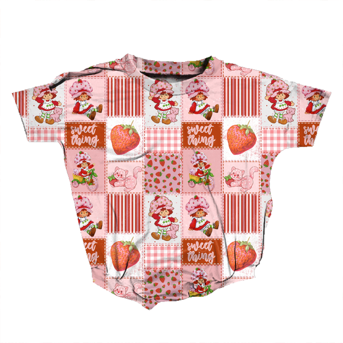 Strawberry Sweetheart Romper **Preorder**