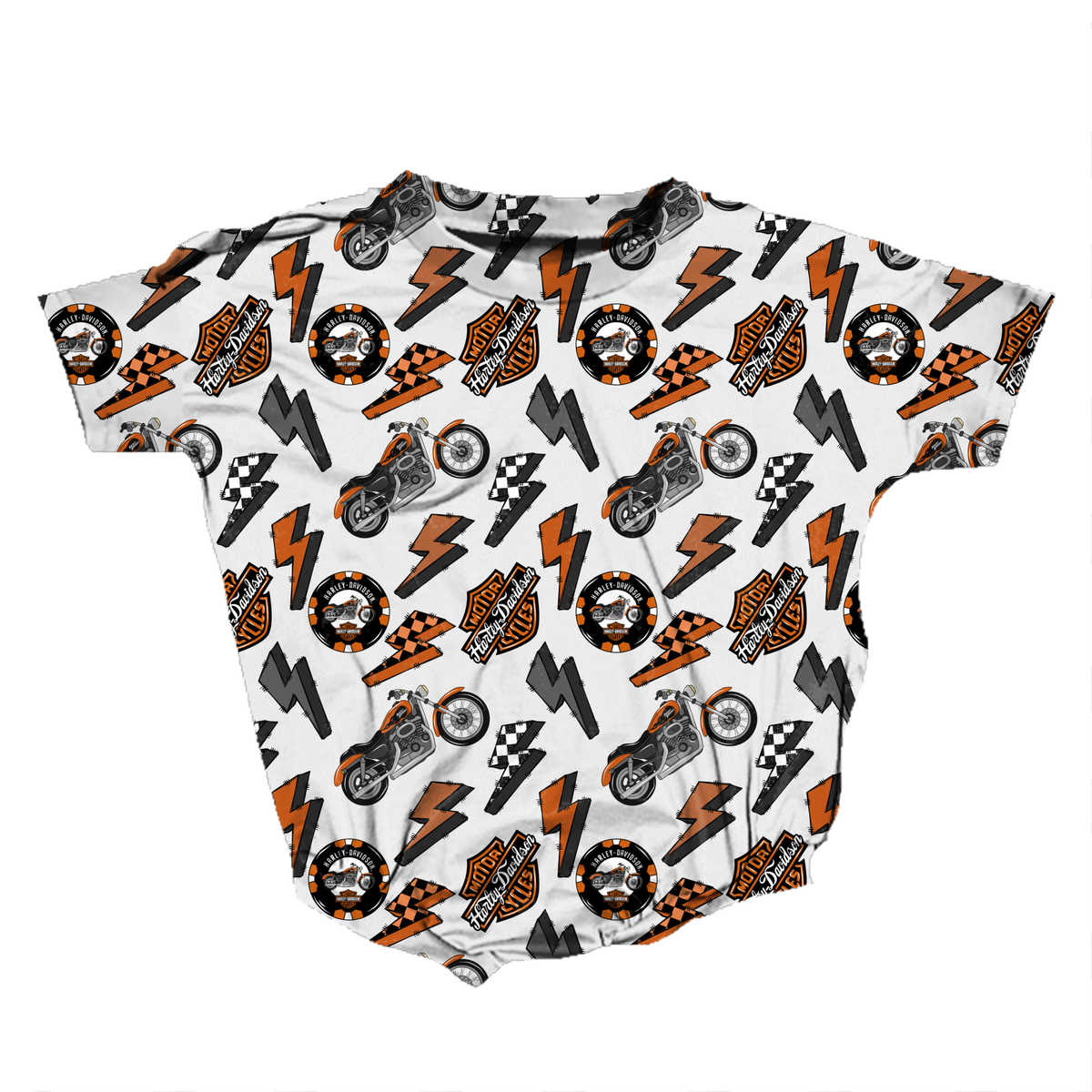 Motorcycle Madness Romper **Preorder**