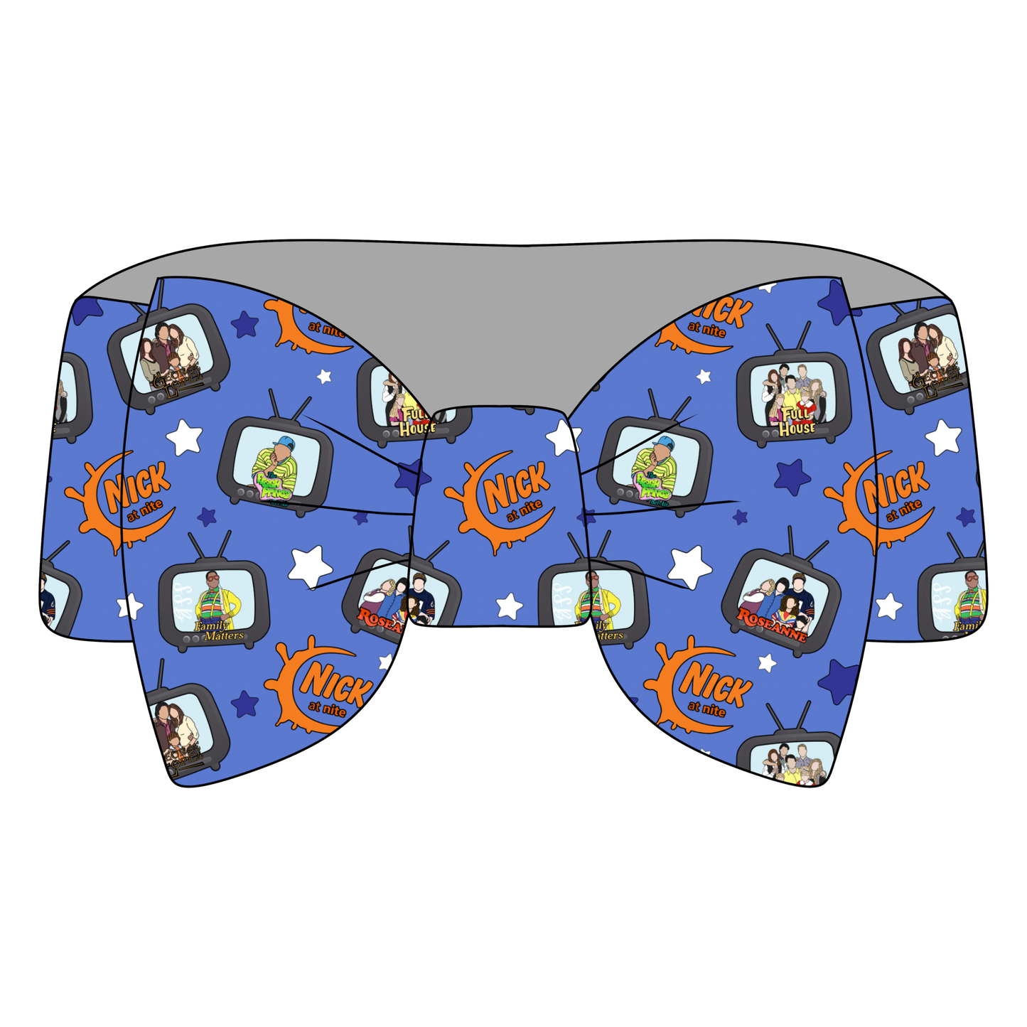 Nite Nostalgia Bamboo Bow Headband **PreOrder**