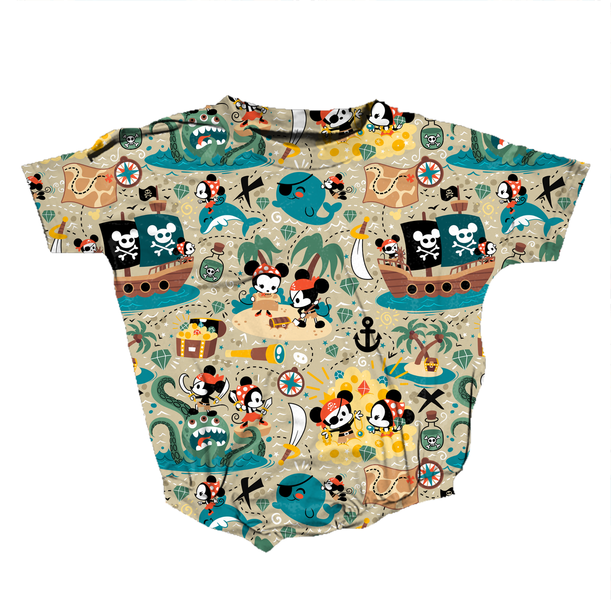 Mouse Overboard! Romper **Preorder**