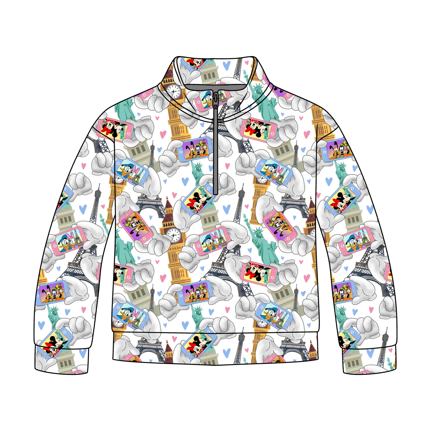 Magical Travels Adult Quarter Zip-Up **PreOrder**