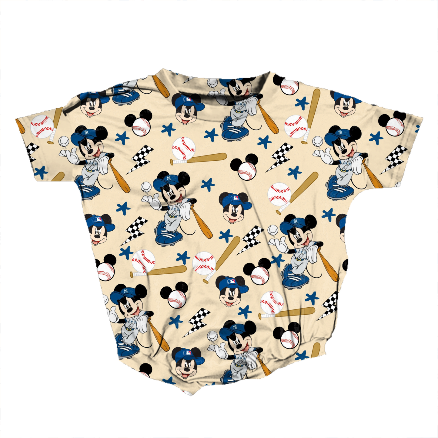 Mouse Little League Romper **Preorder**