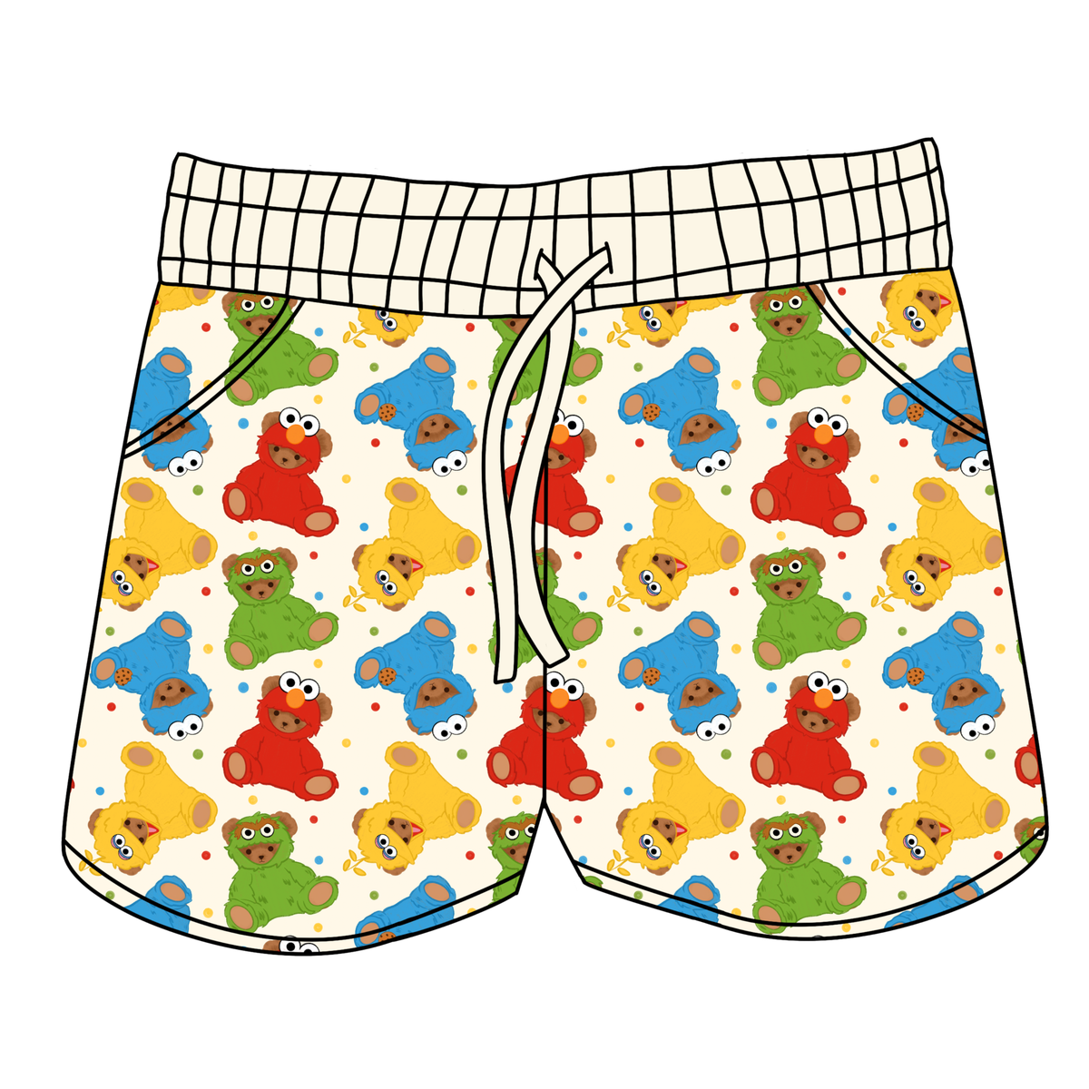 Snuggle Me Sesame Women's Shorts **PreOrder**